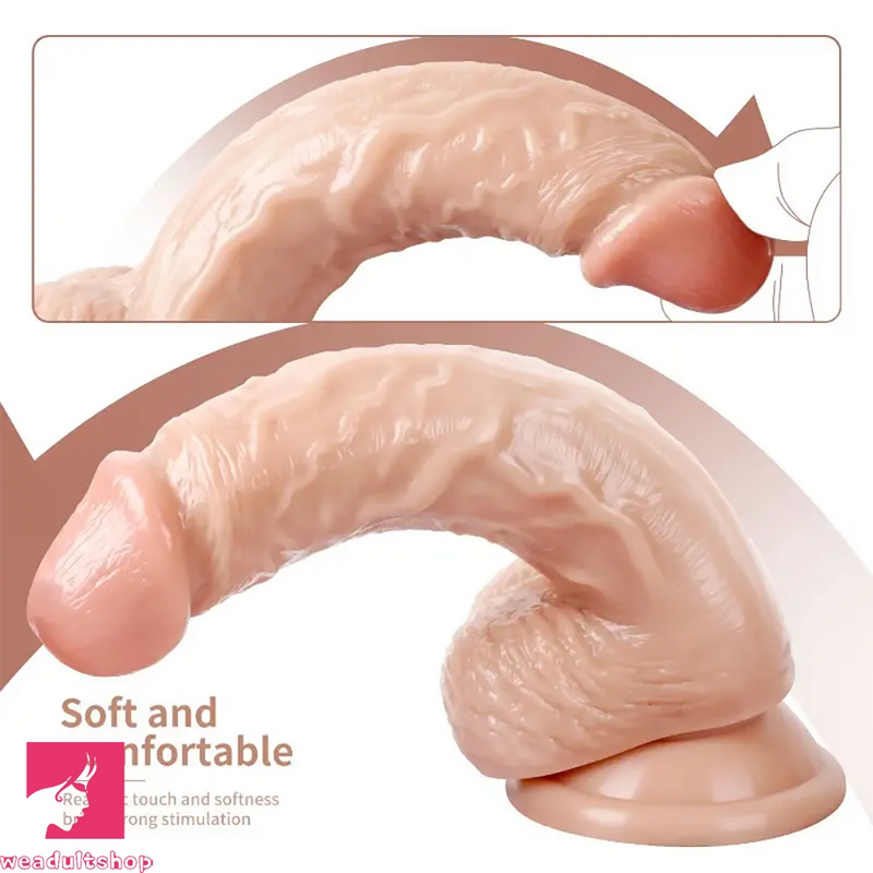 7.87in Lifelike Penis Ideal Real Dildo Adult Sex Toy For Solo Love