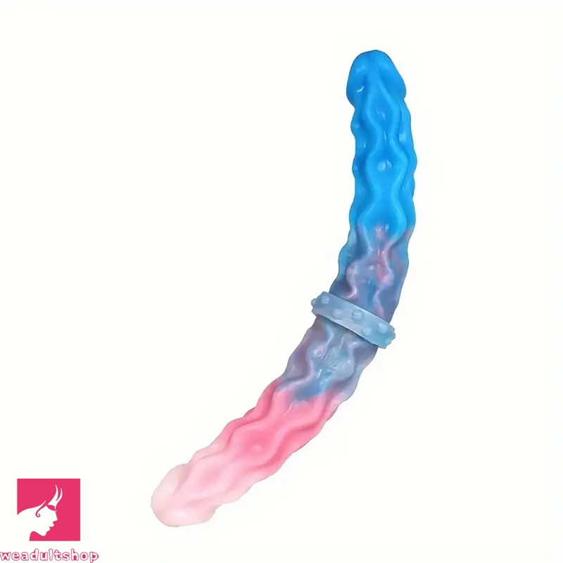 12.59in Silicone Soft Big Dual-Ended Dildo For Intimate Sex Massaging