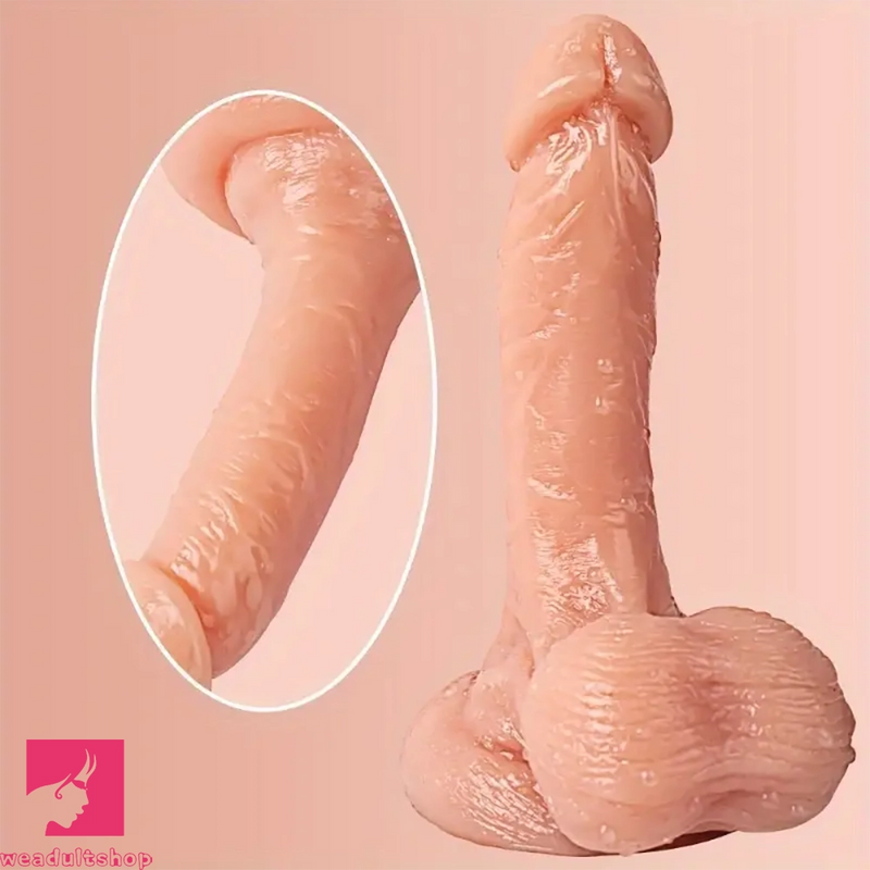 7.87in Lifelike Penis Ideal Real Dildo Sex Toy For Solo Love Sex Toy