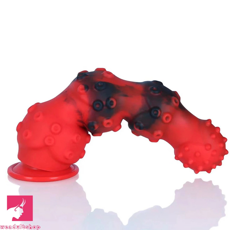 12.99in Big Giant Soft Silicone Octopus Anal Beads Real Plug Dildo