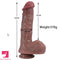 7.09in 8.07in 9.06in 10.24in Realistic Silicone Soft Large Dildo For Love