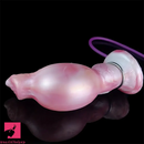 7.67in Fantasy Inflatable Silicone Soft Dildo Dog Knot Anal Female Dildo