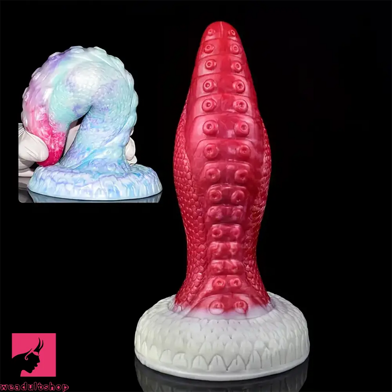 9in Thick Dragon Octopus Tentacle Big Silicone Dildo For G-spot Massage