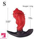 4.52in 5.51in 6.29in Liquid Silicone Anal Plug Wearable Women Dildo