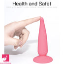 4.72in Soft Silicone Vagina Stimulator Small Adults Anal Plug Dildo