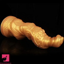 7.75in Monster Golden Dragon Fantasy Dildo For Women Sex Toy