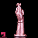 5.91in Finger Heart Silicone Vaginal Masturbation Fisting Hand Dildo