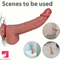 7.8in Soft Silicone Lifelike Penis Real Dildo For G-Spot Clit Stimulation