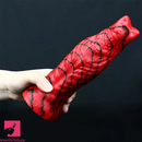 8.66in Monster Cat Ears Silicone Animal Big Soft Cock Fantasy Dildo