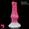 7.28in Fantasy Silicone Soft Dog Knot Big Prostate Cock Inflatable Dildo