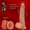 9in Flexible Vibrating Thrusting Heating Big Lifelike Skin Real Auto Dildo