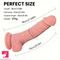 7.08in Realistic Liquid Silicone Soft Dildo For G-spot Stimulating Anus