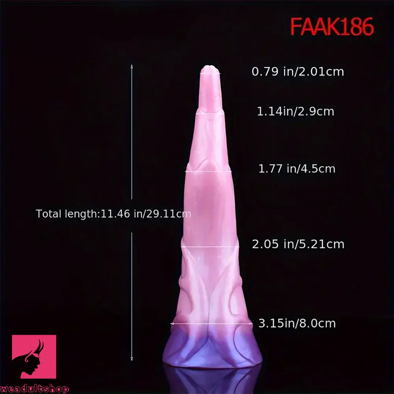 11.46in Fantasy Silicone Soft Big Dildo For G Spot Anal Vaginal Dildo