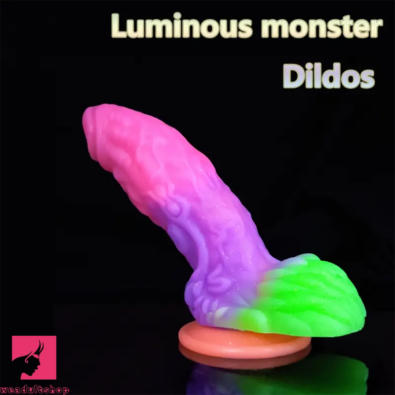 7.87in Silicone Dragon Soft SM Female Masturbation Butt Plug Dildo