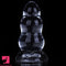 9.05in Giant Silicone Beads Transparent Jelly Soft Big Women Dildo