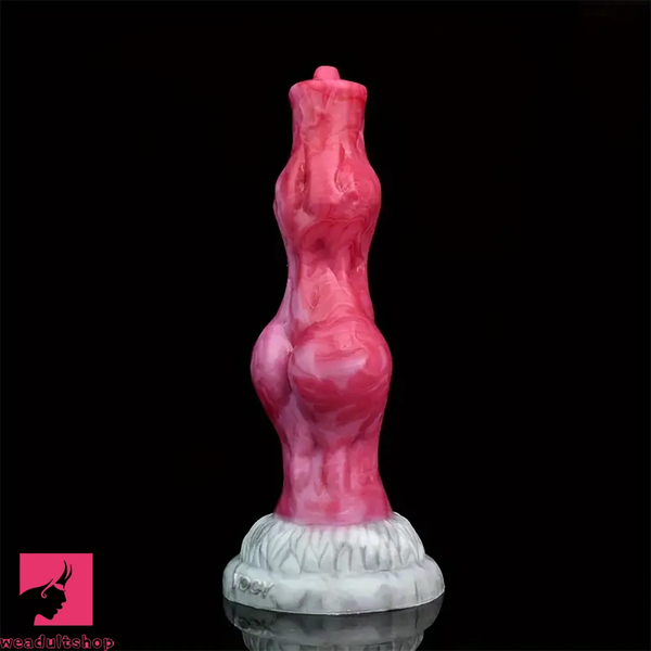 8.07in Big Knot Soft Glue Silicone Dildo For Prostatic Clitoris Orgasm