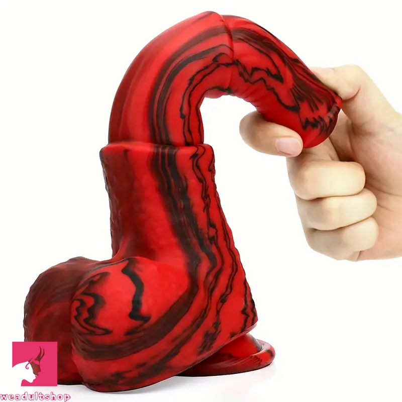 10.03in Realistic Horse Silicone Fantasy Flexible Big Dildo For Orgasm