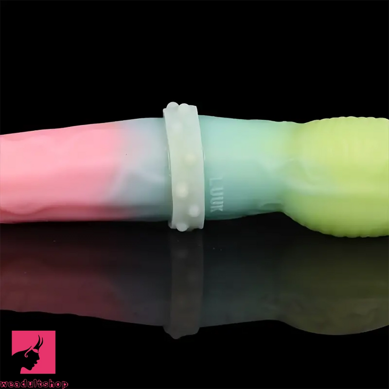 16.54in Double Sided Huge Long Soft Dog Horse Cock Female Dildo