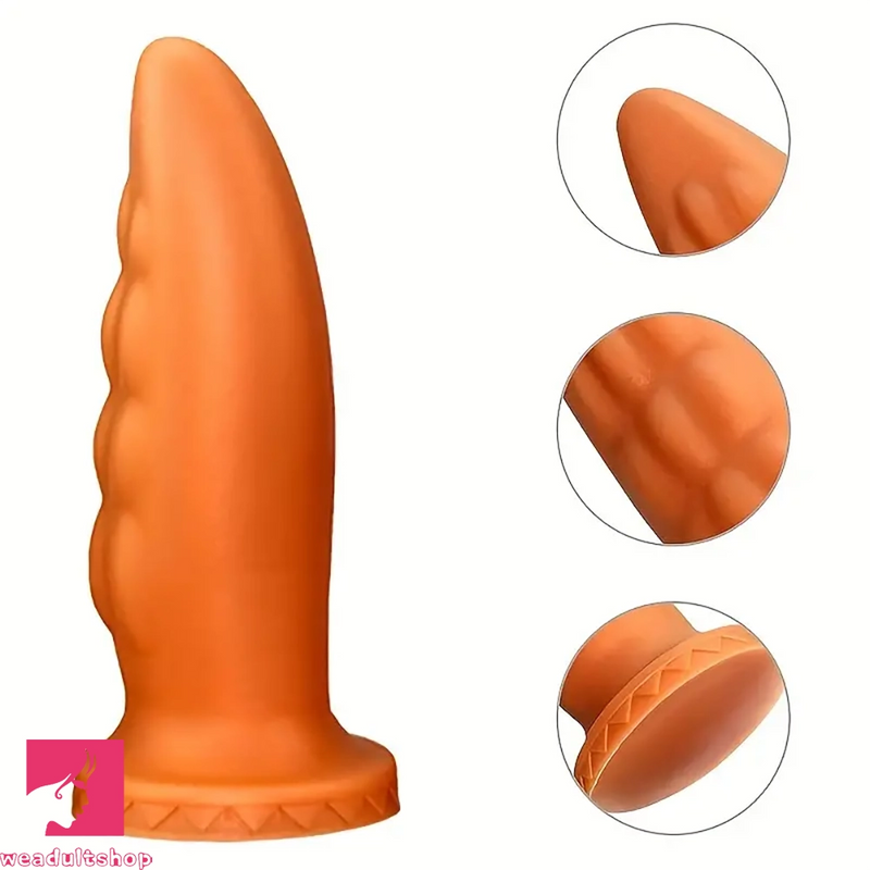 5.91in 7.09in 8.27in 9.45in Silicone Soft Big Odd Butt Plug Dildo