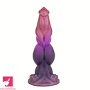 9.25in Fantasy Animal Shaped Knot Monster Silicone Cock Dog Dildo