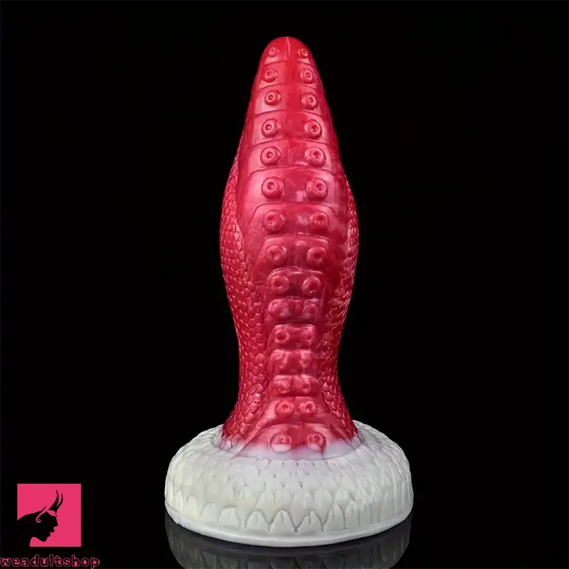 9in Thick Dragon Octopus Tentacle Big Silicone Dildo For G-spot Massage