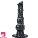 8.97in Dog Knot Black PVC Hands-Free Dildo For G-Spot Orgasm Love