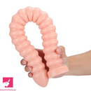 18.31in Extra Long PVC Huge Dildo Spiral Beads Anal Real Butt Plug