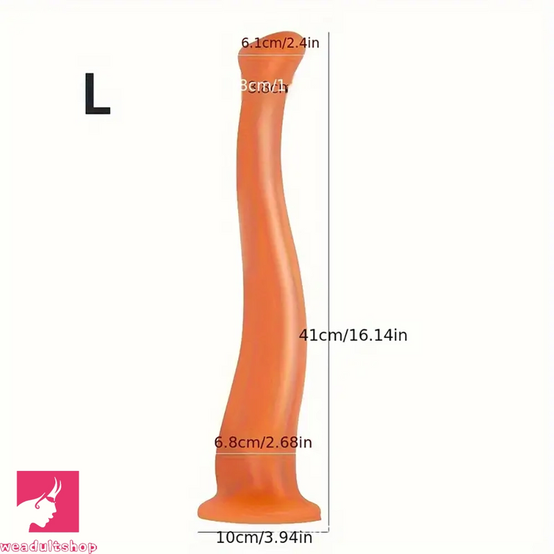 9.06in 12.6in 16.14in Long Huge Anal Plug Silicone Soft Alien Dildo