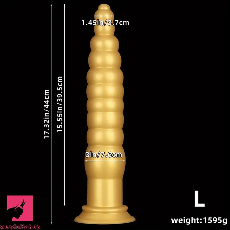 12.6in 17.32in Long Huge Silicone Anal Plug Dildo For Prostate Sex Love