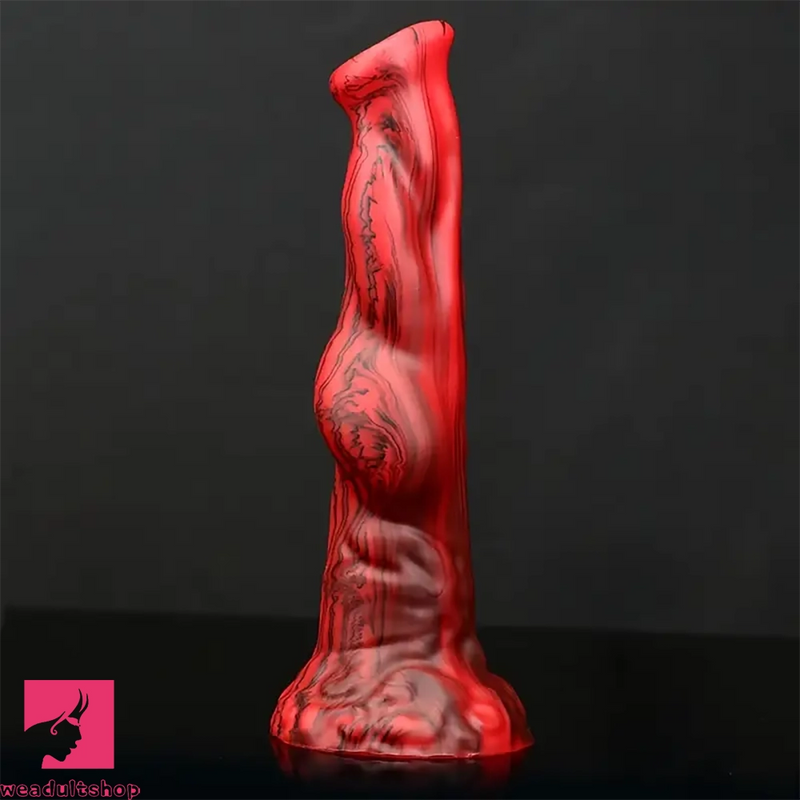 8.46in Realistic Animal Odd Monster Dog Knot Dildo Masturbator