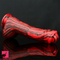 9.96in Big Horse Silicone Realistic Red Black Dildo For Anal Cock Toy