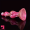 8.07in Fantasy Silicone Soft Dog Knot Big Prostate Anal Odd Rose Dildo