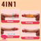 8.66in 4in1 Vibrating Heating Thrusting Rotation Lifelike Big Dildo