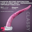 16.9in Unique Horn Elephant Fantasy Big Long Dildo For Suction Cup Play