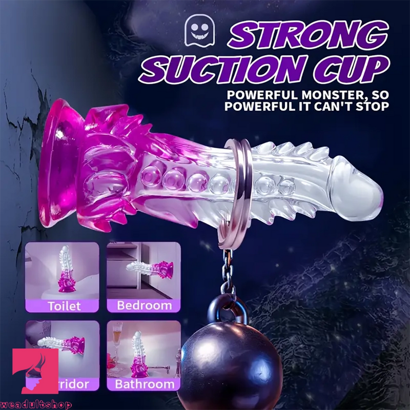 8.85in Realistic Dragon Weird Monster Dildo Suction Cup Adult Toy