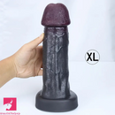 6.29in 7.87in 9.05in 10.03in Ebony Large Head Glans Mushroom Dildo