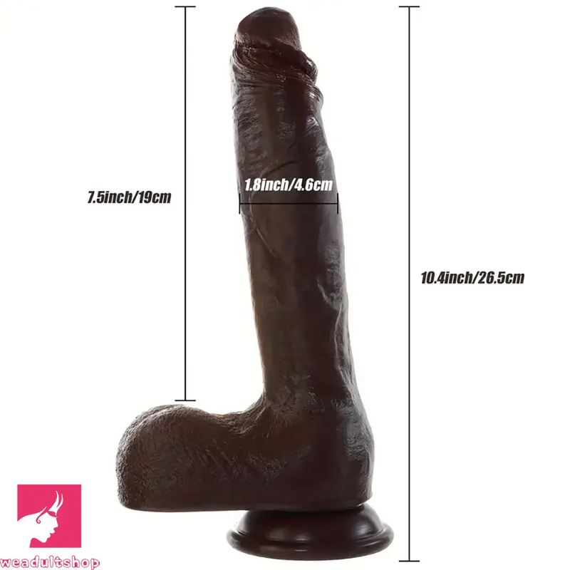 10.4in Silicone Soft Big Real Feeling Dildo Unisex Adult Love Sex Using