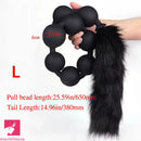 12.6in 18.9in 25.59in Long Anal Beads BDSM Tail Big Anal Plug Dildo