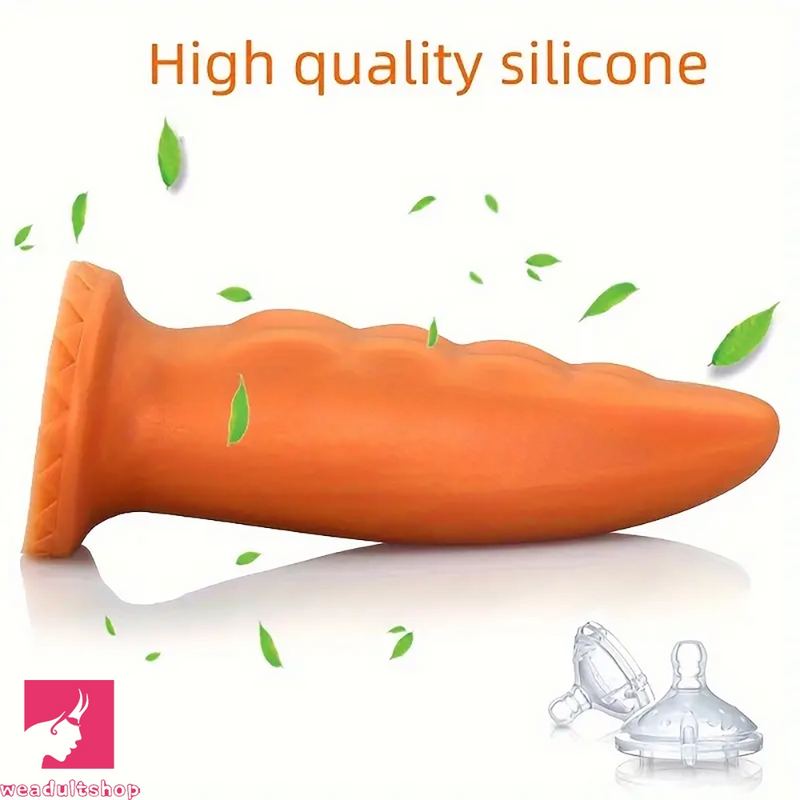 5.91in 7.09in 8.27in 9.45in Silicone Soft Big Odd Butt Plug Dildo