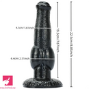 8.85in Realistic Animal Dog Knotted PVC Big Dildo For Women Sex