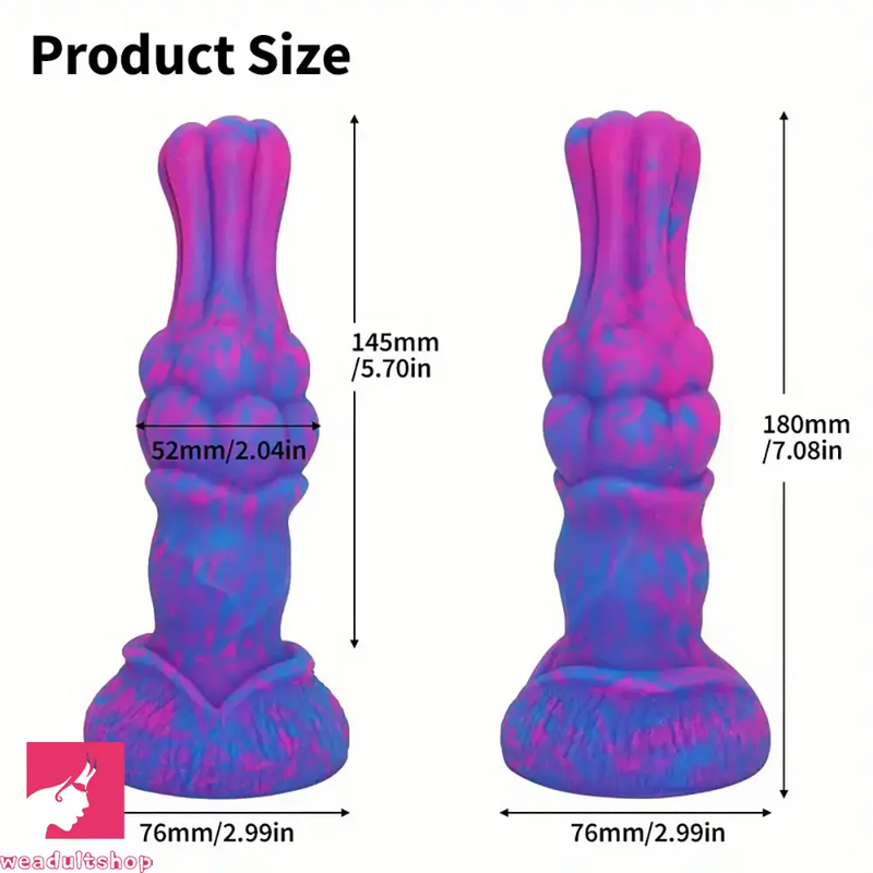 7.08in Monster Knot Silicone Soft Dildo For Adult Sex Masturbator