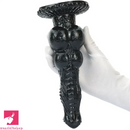 8.97in Dog Knot Black PVC Hands-Free Dildo For G-Spot Orgasm Love