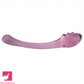 7.48in Durable Hygienic Glass Elegant Handheld Dildo For Adults Sex