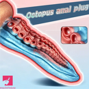 7.8in Soft Silicone Octopus Tentacle Suction Cup Dildo For G-Spot Sex