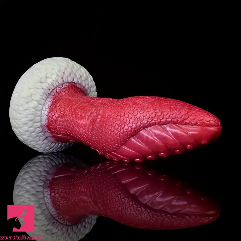 9in Thick Dragon Octopus Tentacle Big Silicone Dildo For G-spot Massage