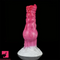 7.28in Dog Knot Silicone Soft Dildo For Women Men Couples G Spot