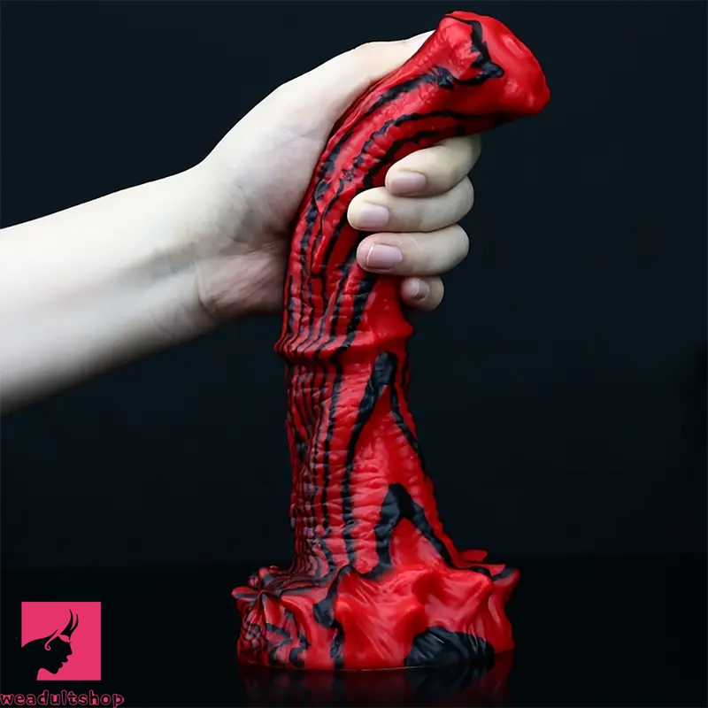 9.64in Realistic Horse Penis Silicone Soft Big Dildo With Suction Cup