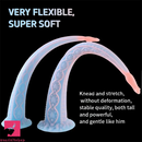 14.96in 18.11in Big Long Flower Petal Silicone Soft Dildo For Women