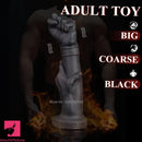 9.45in 12.2in 14.76in Huge Black Fist Hands Wide Anal Dildo Sex Toy