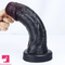 6.29in 7.87in 9.05in 10.03in Ebony Large Head Glans Mushroom Dildo